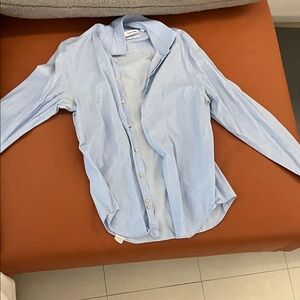 Calvin Klein Light Blue Casual Button Down Shirt